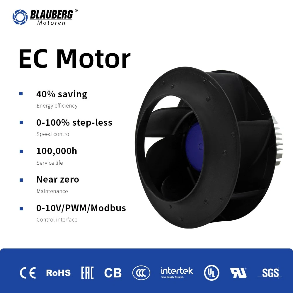 Blauberg BL-B355B-EC-05 355mm EC Backward Curved Centrifugal Fan factory