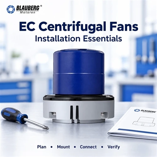 Wie installiert man einen EC-Radialventilator?