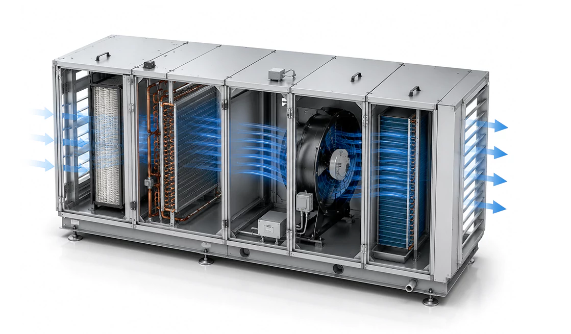 productcate-1119-655 Air handling equipment using an axial fan